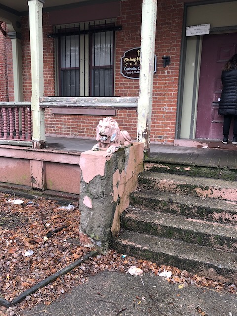 Front porch and stairs