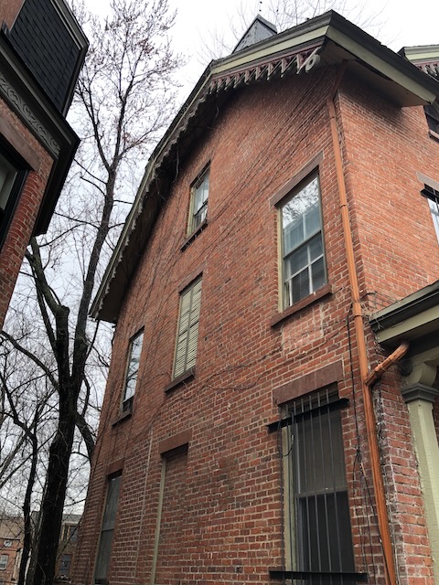 South brick wall